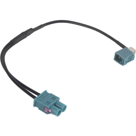 Jeffergarden Adaptateur d'antenne MIB 2 à 1, Radio G FAKRA pour RCD330G RCD330 RCN210 RCD510 Fit Desay