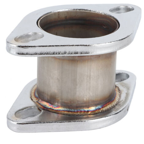 Jeffergarden Adaptateur de Bride de Rallonge de Tuyau d'Échappement - En acier inoxydable - Universel pour automobile