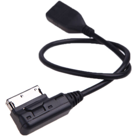 Jeffergarden Adaptateur de câble d'interface musicale AMI MMI vers USB pour Audi A3 A4 A5 A6 A8 Q5 Q7 Q8