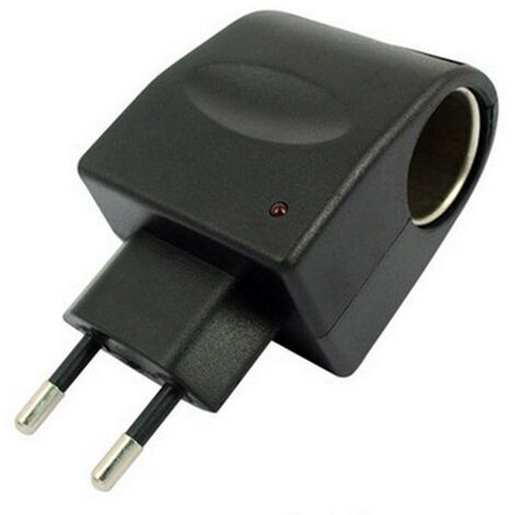 Jeffergarden Adaptateur de convertisseur de puissance de voiture multifonctionnel, convertisseur d'adaptateur abaisseur 220V AC à 12V DC