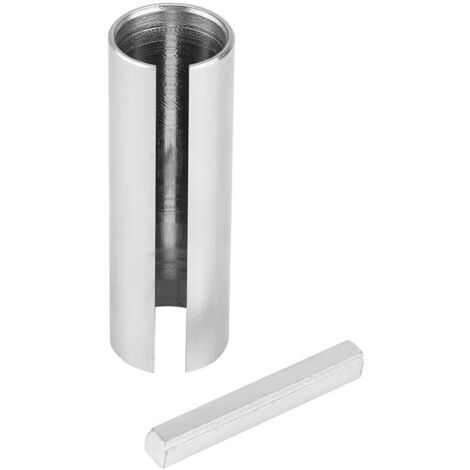 Jeffergarden Adaptateur de manchon de vilebrequin, adaptateur de poulie de moteur à essence en acier argenté, clé haute résistance pour