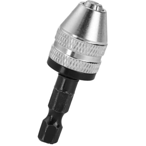 Jeffergarden Adaptateur de mandrin de perceuse à tige hexagonale de 6,5 mm pour tournevis électrique, convertisseur à changement rapide (H01334)