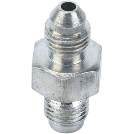 Jeffergarden Adaptateur de Raccords de Conduite de Frein, 3AN Mâle vers 3/8‑24 Adaptateur évasé inversé Raccords D'adaptateur de Frein en Métal HAF01 pour Conduite de Frein 3/16