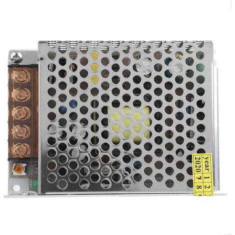 Jeffergarden Adaptateur d'entranement d'alimentation à découpage équipement LED transformateur régulé pour CCTV DC5V (S-50-5 (5v 10a 50W) AC100-240V)