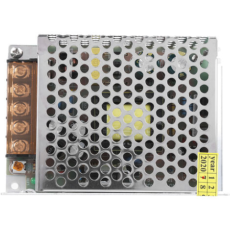 Jeffergarden Adaptateur d'entranement d'alimentation à découpage équipement LED transformateur régulé pour CCTV DC5V (S-60-5 (5v 12a 60W) AC100-240V)