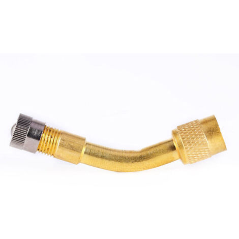 Jeffergarden Adaptateur d'extension de valve de pneu à angle de 135 degrés (1x) pour moto, voiture, camion, etc.