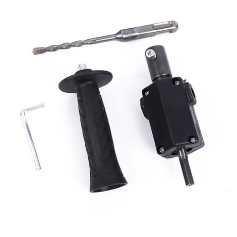 Jeffergarden Adaptateur perceuse-marteau en acier allié, convertisseur électrique pour verre, métal et bois.