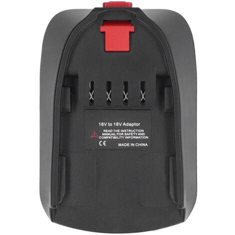 Jeffergarden Adaptateur secteur pour batteries lithium-ion Bosch BAT618 18 V (BOSB18C)
