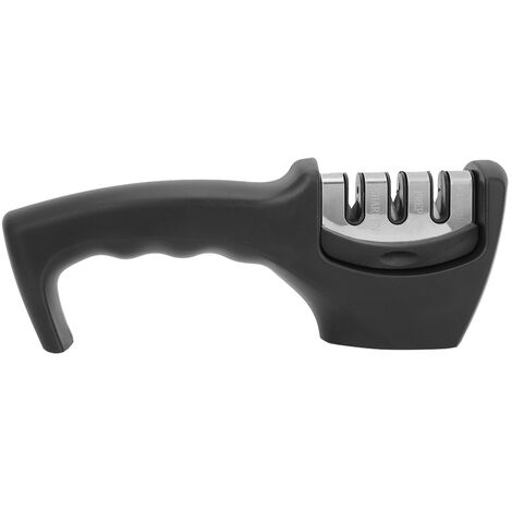 Jeffergarden Affteur de couteaux manuel multifonction 3 en 1, outils d'afftage, accessoire de cuisine