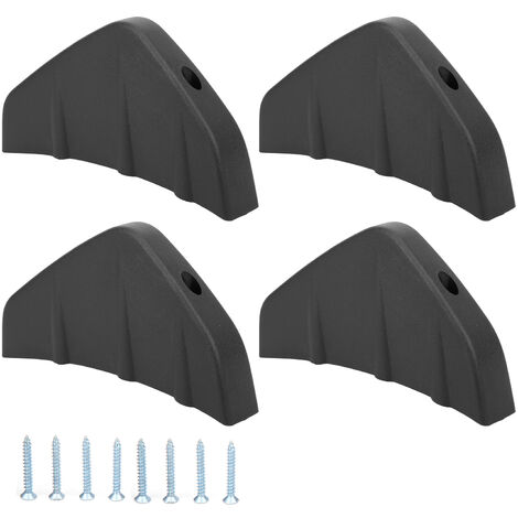 Jeffergarden Aileron de becquet arrière, diffuseur de pare-chocs arrière noir pour pièces extérieures de voiture(Le noir)