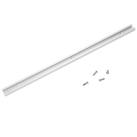 YB Jeffergarden Alliage d'aluminium t slot Mitre Track Jig Non Porous Slide Slab Fixture Woodworking Tool (500mm)