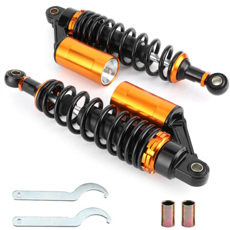 Jeffergarden Amortisseur pneumatique arrière de 340 mm/13,38 pouces pour moto tout-terrain