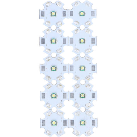 Jeffergarden Ampoule à puce LED super lumineuse 3W 6000-6500K, ampoule blanche pour la circulation, le paysage et l'intérieur