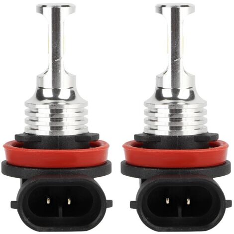 Jeffergarden Ampoule antibrouillard LED pour voiture, 80W 3200LM 3000K 3570, puces CSp (pour H8/H11), 2 pièces
