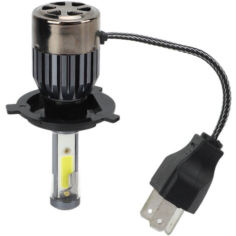 Jeffergarden Ampoule de phare de moto 30W 12V 4000LM, faisceau haut et bas, lampe LED étanche Super brillante