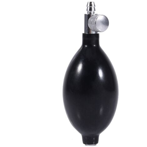 ROSVOLA Jeffergarden Ampoule noire de latex de tension artérielle de gonflage manuel de rechange avec la valve de libération d'air