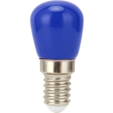 Jeffergarden Ampoule LED E14 3W 350LM, éclairage domestique pour plafonnier, applique murale, lampe de table 220-240V, bleu