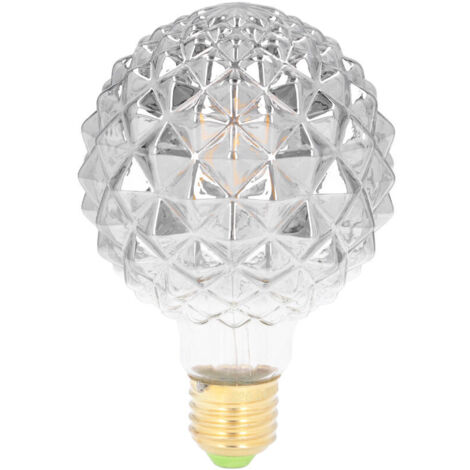 Jeffergarden Ampoule Vintage G95 4W, lumière chaude 2700K, aspect ananas, ampoule à Filament pour salon et salle à manger, 220V