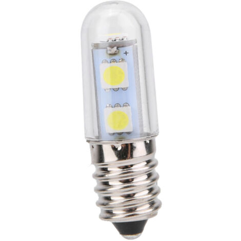 Jeffergarden Ampoules LED blanches 220V 1.5W E14, lampe mas pour réfrigérateur, hotte de cuisine, Machine à coudre