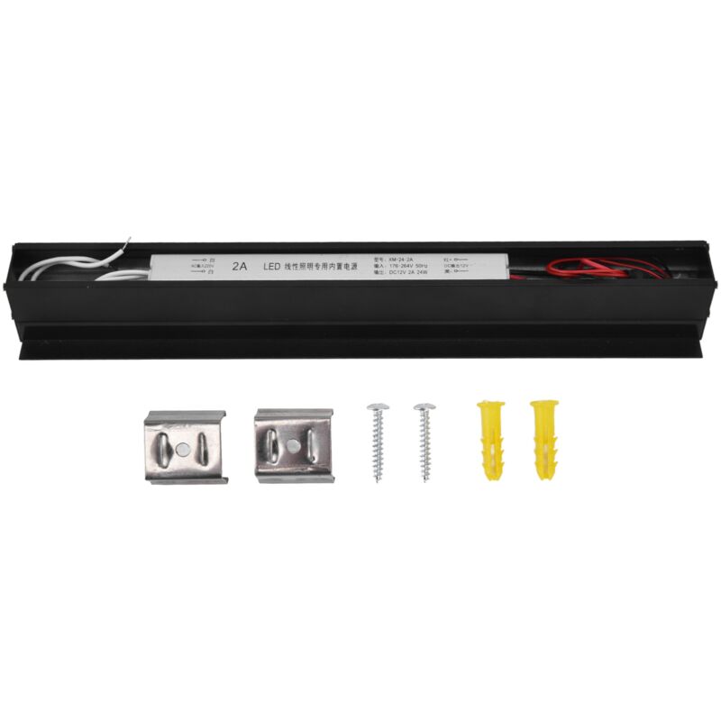 Jeffergarden - Applique murale métallique moderne d'extérieur, étanche, longue bande led, pour porche, ac 176-264V, longueur 50cm