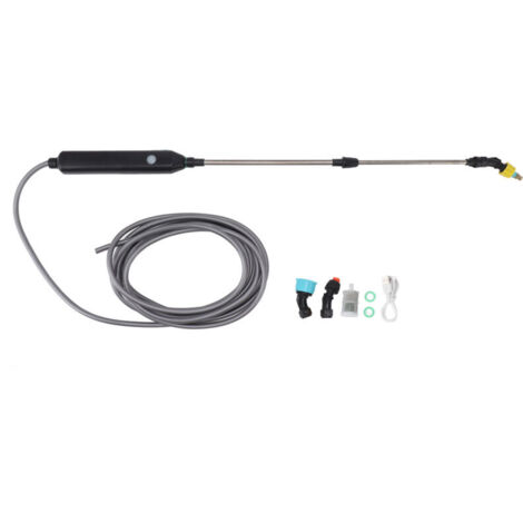 Jeffergarden Arroseur électrique à piles avec pompe automatique pour plantes de jardin, tuyau de 5 mètres (16,4 pieds).