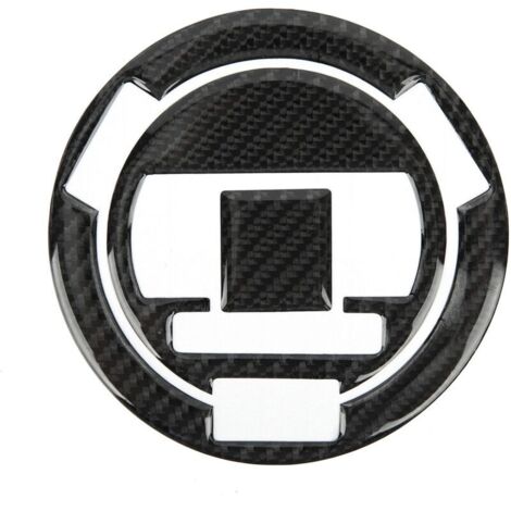 Jeffergarden Autocollant de bouchon de réservoir en fibre de carbone - Décalcomanie pour R1200GS F800GS S1000R F650GS (Twin)