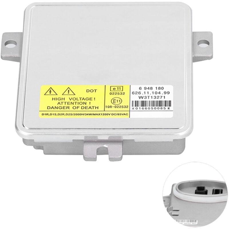 Jeffergarden - Ballast de phare hid au xénon 35W 12V, étanche IP65, W3T13271, adapté aux séries 3 E90 E91 D1s D1r