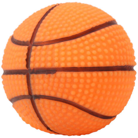 Jeffergarden Balle sonore à mcher pour animaux de compagnie, 1 pièce, jouet couinant pour chien et chiot (basket-ball)