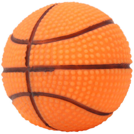 Jeffergarden Balle sonore à mcher pour animaux de compagnie, 1 pièce, jouet couinant pour chien et chiot (basket-ball)
