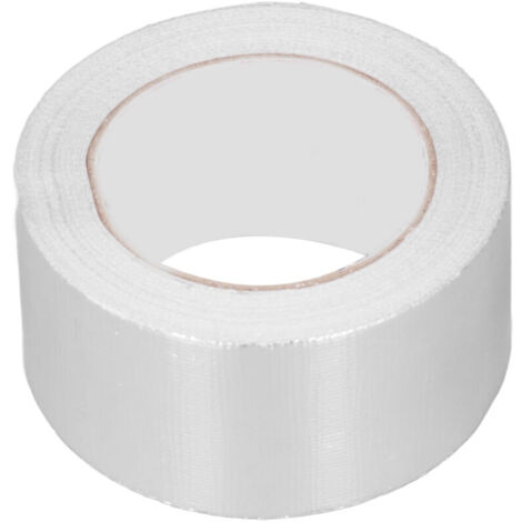 Jeffergarden Bande de papier d'aluminium en fibre de verre résistante à la chaleur pour la réparation de conduits chauds et froids de climatisation, 25 mètres 8cm