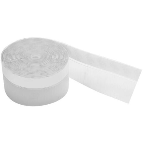 Jeffergarden Bande d'étanchéité transparente autocollante de 5 m pour portes et fenêtres, isolation phonique et protection contre la poussière (45 mm)