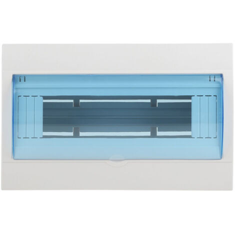 Jeffergarden Boîtier de protection de distribution en plastique (1 pièce) pour disjoncteur 9-12 voies, installation murale intérieure