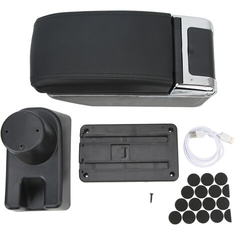 Jeffergarden Bote d'accoudoir pour Console centrale, bote de rangement de contenu, organisateur intérieur avec porte-gobelet de remplacement pour Mitsubishi Attrage Mirage