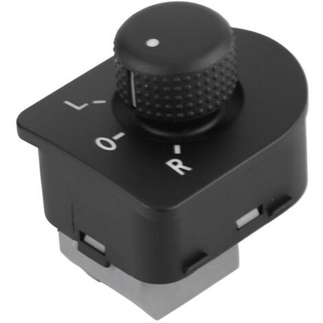 Jeffergarden Bouton de bouton de commande de commutateur de rétroviseur latéral pour Jetta Golf Passat Beetle 98-06 1J1959565A