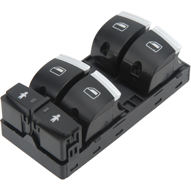 Jeffergarden - Bouton de lève-vitre électrique, interrupteur de commande de fenêtre, remplacement pour A6 S6 Q7 A3 S3 RS6