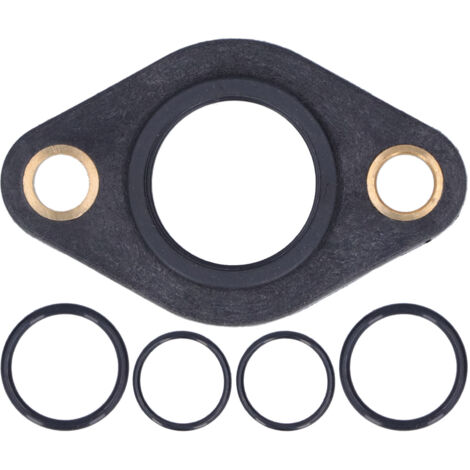 Jeffergarden Bride de Couvercle de Soupape de Moteur, Kit de Joint Torique de Bride de Couvercle de Soupape de Moteur de Voiture OE 11377502022 Noir pour Série 3 E46 E90 E91