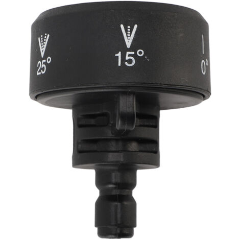 Jeffergarden Buse de nettoyeur haute pression 6 modes réglables, buse de remplacement avec connecteur rapide 1/4 pouce, noir