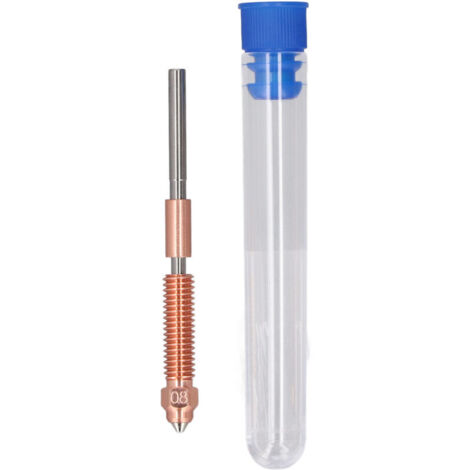 Jeffergarden Buse d'imprimante 3D 0,8 mm 30 Mm³/s 600 mm/s Remplacement en acier trempé pour Ender 3 V3 K1C K1 Maximum