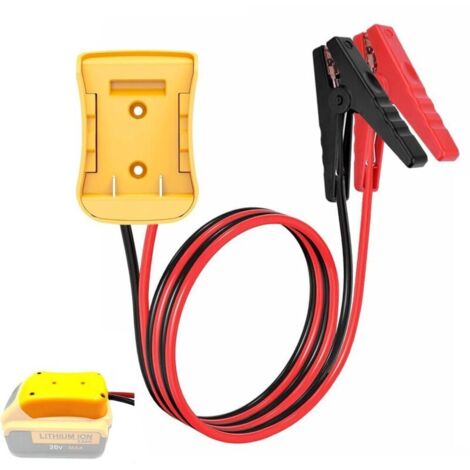 Jeffergarden Câble de Dépannage Batterie Voiture 8AWG - ‌Câbles de Démarrage‌ en Silicone Résistant Chaleur pour SUV Camionnettes 60cm