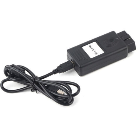 Jeffergarden Câble de diagnostic de voiture, outil de réglage de puce ECU, plastique ABS noir, fiable et facile à utiliser, remplacement multilingue, adapté à l'entretien de la série Chevrolet