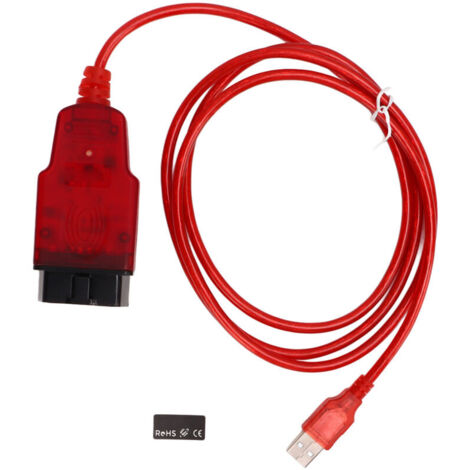 Jeffergarden Câble de diagnostic OBD2 pour programmateur ECU, outil de programmation de clé UCH (pour Renolink V1.99)