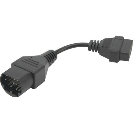Jeffergarden Câble de diagnostic ODB2, adaptateur de connecteur 17 à 16 broches pour Ford Ranger