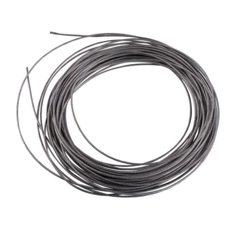 Jeffergarden Câble en acier inoxydable, fil résistant aux hautes températures, diamètre 1,5 mm, bonne flexibilité, pour applications commerciales, industrielles et militaires.