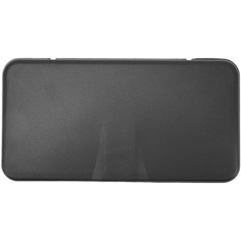 Jeffergarden Cache-miroir de courtoisie pour pare-soleil, cache de remplacement pour côté conducteur ou passager pour Corvette C6, noir