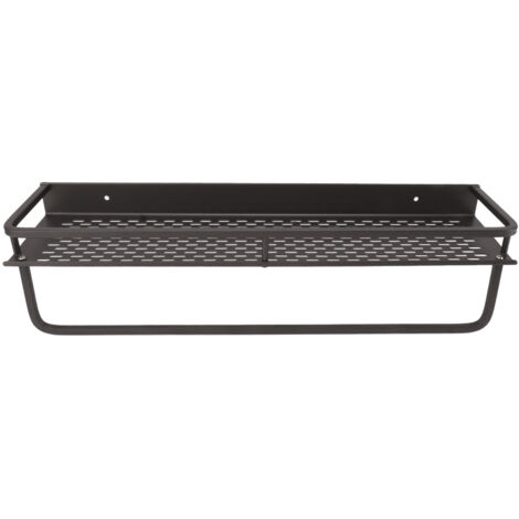 Jeffergarden Caddie de Douche Gris tagère de Rangement de Douche Facile à Installer en Alliage d'aluminium Accessoire de Douche de Grande capacité pour Salle de Bain Maison 50 cm / 19,7 pouces