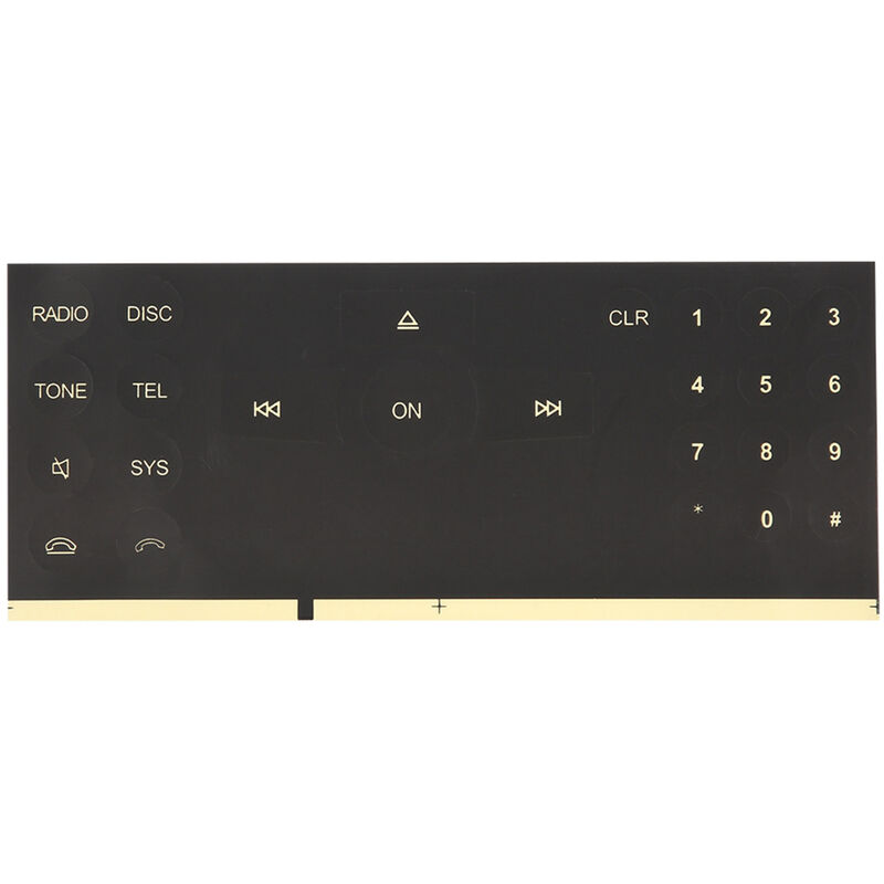 Jeffergarden - Eosnow Autocollants pour boutons cd d'autoradio, pour Mercedes Benz 2008 – 2014, accessoire automobile