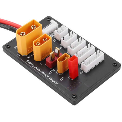 Jeffergarden Carte de charge parallèle XT60 pour batteries LiPo, chargeur 2S-6S, adaptateur équilibré