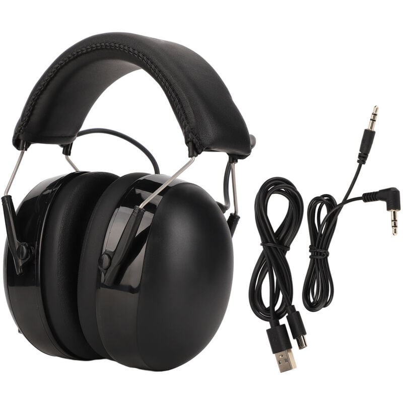 Jeffergarden - Casque de Protection auditive Bluetooth 5.0, antibruit, casque électronique multifonctionnel, protège-oreilles pour la tonte