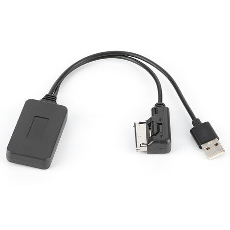 Jeffergarden Cble auxiliaire adaptateur Bluetooth AMI MMI avec alimentation USB pour A5 8T A6 4F A8 4E Q7 7L