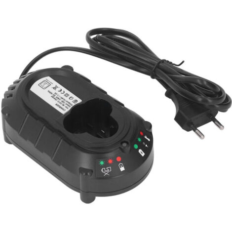 Jeffergarden Chargeur de batterie au lithium 100-240 V, boîtier ABS/PC, compatible BL1013 et BL1014, prise UE